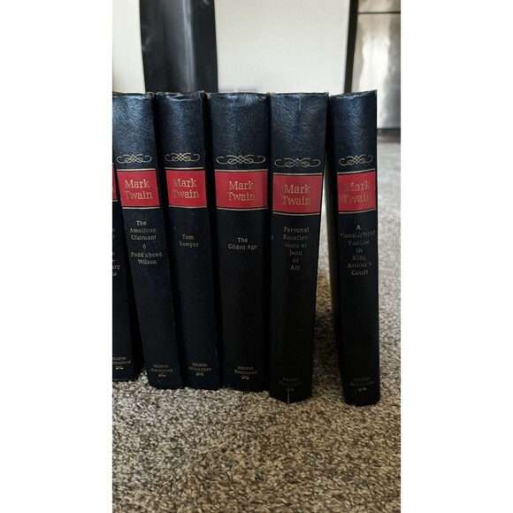 The Complete Novels Of Mark Twain 7 Volume Hardcover Book Set Nelson Doubleday - Picture 2 of 14